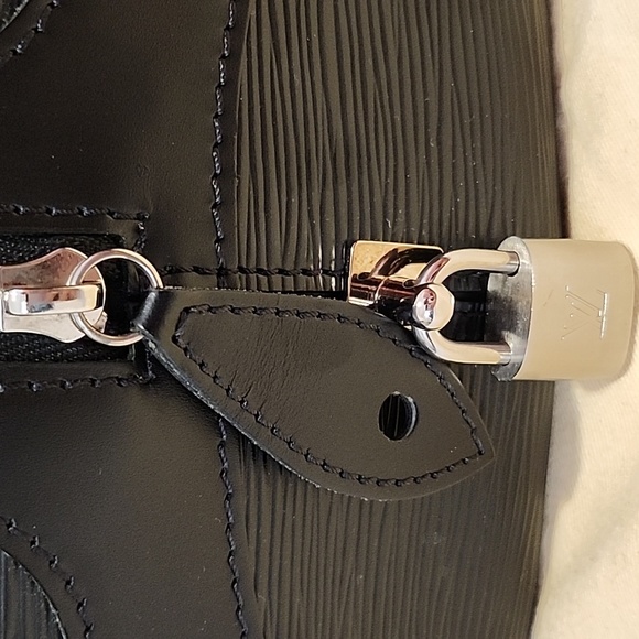 Louis Vuitton black epi leather bowling bag - Picture 3 of 4